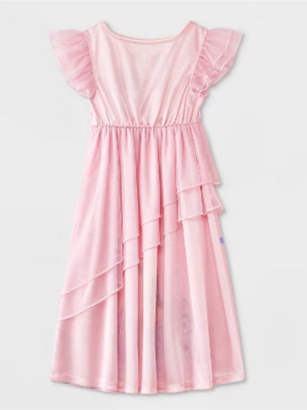 Girls' Pink Character Flutter-Sleeve Nightgown Size 4T - Picture 2 of 12
